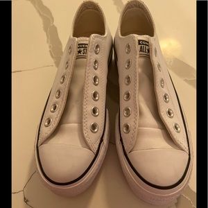 Low top platform converse
